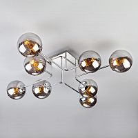 потолочная люстра eurosvet evita 30140/8 хром в Сыктывкаре