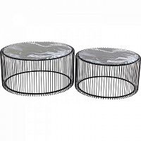 столик кофейный wire черный 70x70x34 в Сыктывкаре