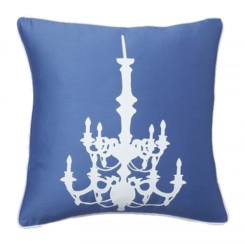 подушка с рисунком канделябра chandelier diamond-blue в Сыктывкаре