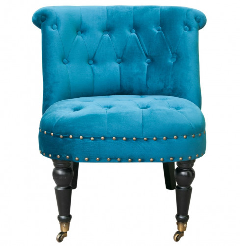 низкое кресло aviana blue velvet в Сыктывкаре