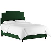 кровать двуспальная 160х200 зеленая paxton emerald velvet в Сыктывкаре