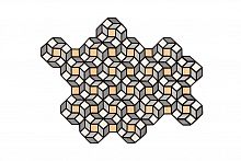 ковер parquet rhomb yellow 314x195 от gan в Сыктывкаре