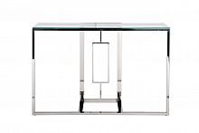 консоль серебряная с прозрачным стеклом 120x40x78 см в Сыктывкаре
