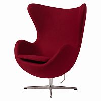 кресло egg chair бордовое в Сыктывкаре