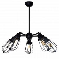 подвесная люстра spot light lorenzo 9980504 черная в Сыктывкаре