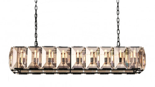 люстра harlow l130 черное основание, прозрачное стекло в Сыктывкаре