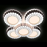потолочная светодиодная люстра ambrella light orbital high-tech fh13/5 wh 160w d550*550 в Сыктывкаре