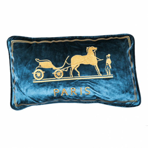 декоративная подушка old paris синий в Сыктывкаре