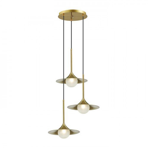 подвесная люстра odeon light barolo 4155/27l в Сыктывкаре