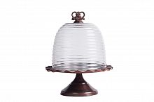 сервировочный поднос с куполом crystal dome dark grande в Сыктывкаре