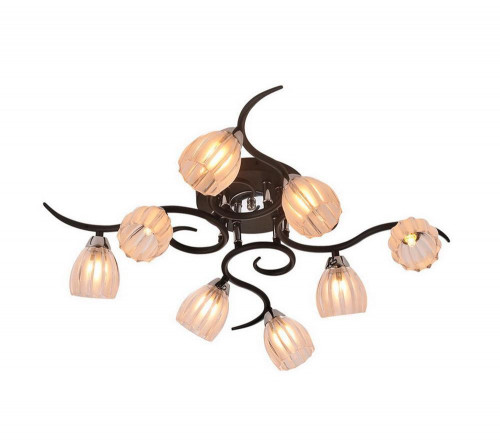потолочная люстра idlamp raymond 213/8pf-blackchrome в Сыктывкаре