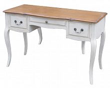 письменный стол mobilier de maison белый, коричневый в Сыктывкаре