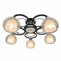потолочная люстра arte lamp ginevra a1604pl-5bk в Сыктывкаре