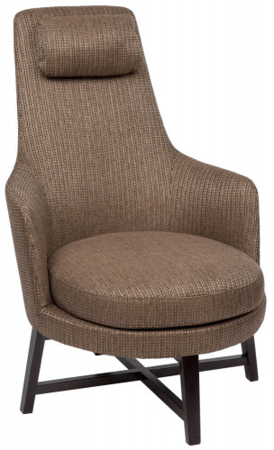 кресло home space brown коричневое в Сыктывкаре