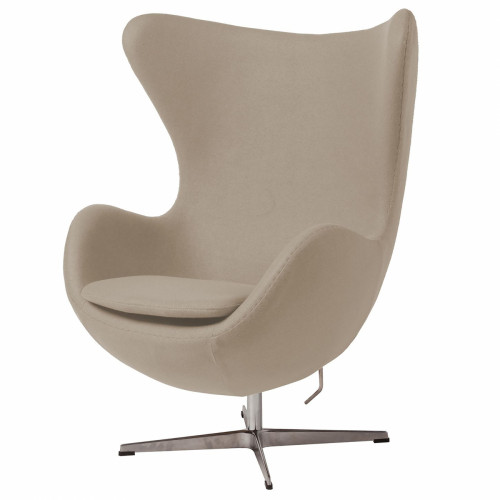 кресло egg chair бежевое в Сыктывкаре