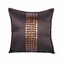 декоративная подушка handwork exclusive квадратная коричневая в Сыктывкаре