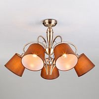 потолочная люстра eurosvet lilly 60074/5 античная бронза в Сыктывкаре