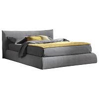 кровать двуспальная 180х200 серая pillow в Сыктывкаре