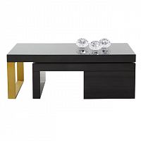 стол журнальный vision black gold чёрный в Сыктывкаре
