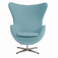 кресло egg chair голубое в Сыктывкаре