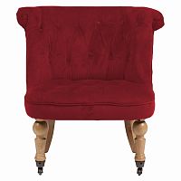 кресло amelie french country chair красное в Сыктывкаре