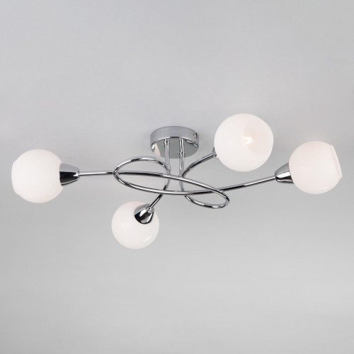 потолочная люстра eurosvet whitney 30133/4 хром в Сыктывкаре