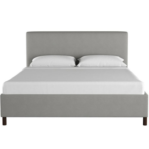 кровать двуспальная 160х200 серая novac platform в Сыктывкаре