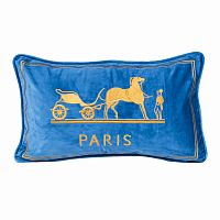 декоративная подушка old paris голубой в Сыктывкаре