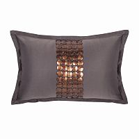 декоративная подушка handwork exclusive прямоугольная темно-серая в Сыктывкаре