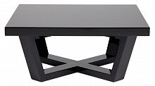 стол журнальный oak black varnish чёрный, лак в Сыктывкаре