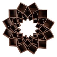 стеллаж лотос 3 круга орех от odingeniy в Сыктывкаре