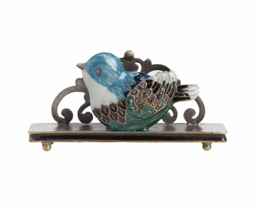 держатель для визиток little bird голубой в Сыктывкаре