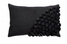 подушка с объемным узором alicia dark gray в Сыктывкаре