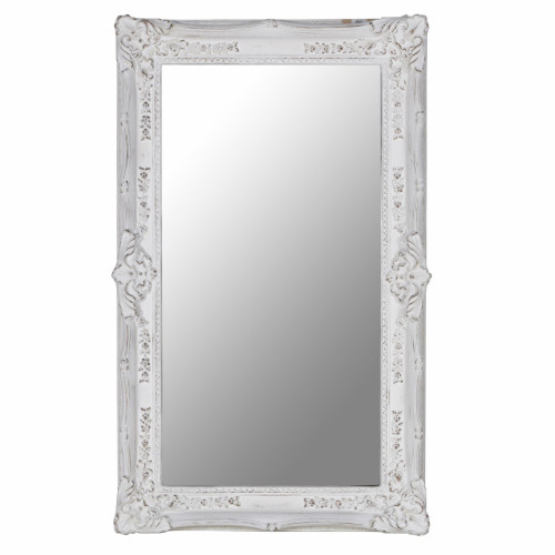 зеркало прямоугольное настенное белое ла-манш distressed chalk white в Сыктывкаре