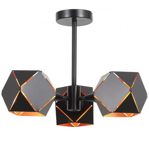 потолочная люстра st luce enigma sl258.402.03 черная в Сыктывкаре