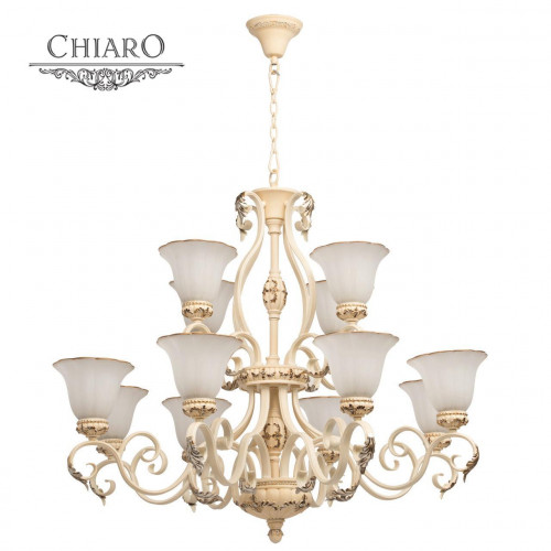 подвесная люстра chiaro версаче 254019312 белая в Сыктывкаре