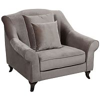 кресло prime minister velvet pale brown серое в Сыктывкаре