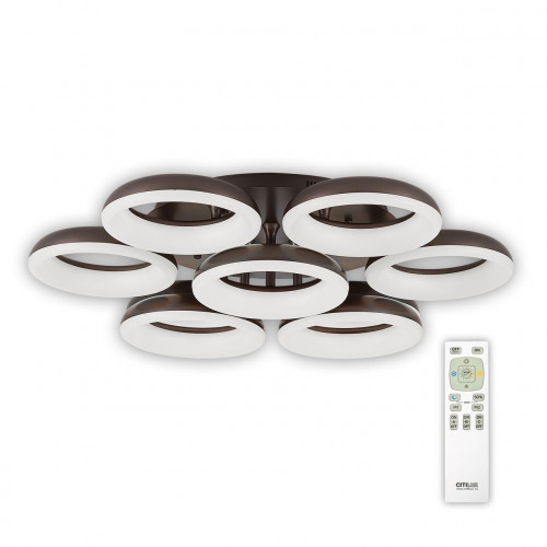 потолочная светодиодная люстра citilux паркер кофе cl225195r в Сыктывкаре