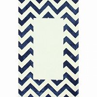 ковер zig zag синий с квадратом 240х330 в Сыктывкаре