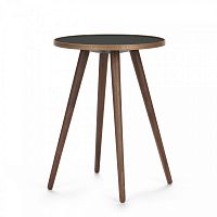 стол кофейный sputnik высота 55 black and brown коричневы в Сыктывкаре
