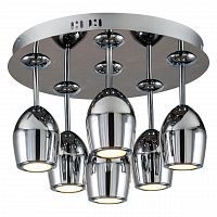 дизайнерская потолочная светодиодная люстра spot light merlot 1194668 хром в Сыктывкаре