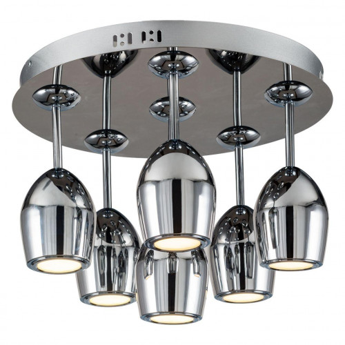 дизайнерская потолочная светодиодная люстра spot light merlot 1194668 хром в Сыктывкаре