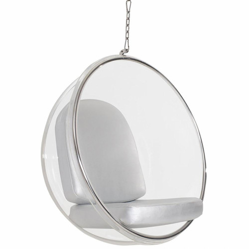 кресло eero aarnio style bubble chair серое в Сыктывкаре