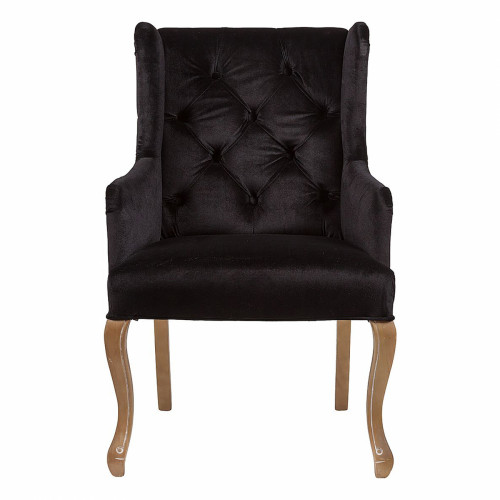 кресло с ушами черное ashby chair в Сыктывкаре