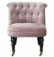 низкое кресло aviana pink velvet в Сыктывкаре