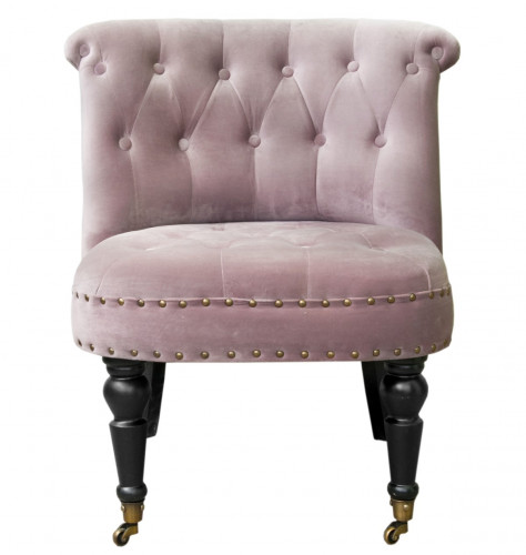 низкое кресло aviana pink velvet в Сыктывкаре