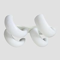 потолочная светодиодная люстра ambrella light orbital cloud fc11/4 wh 80w d620*500 в Сыктывкаре