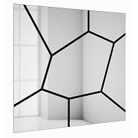 зеркало большое квадратное черное слоу-1 в Сыктывкаре