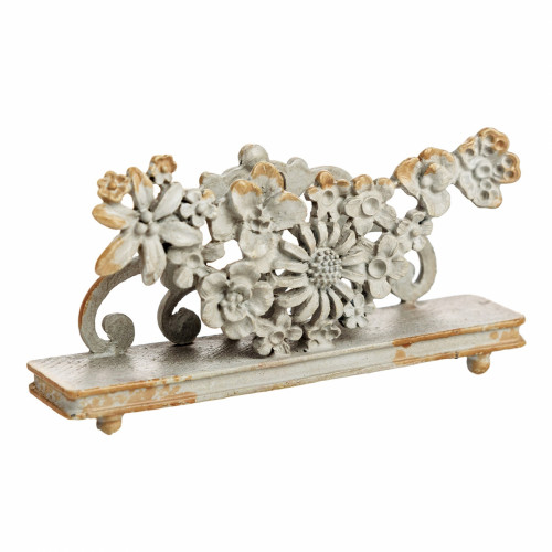 подставка для визиток pewter flower серая в Сыктывкаре