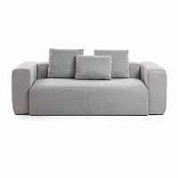 диван blok sofa 2 светло-серый от la forma (ex julia grup) в Сыктывкаре